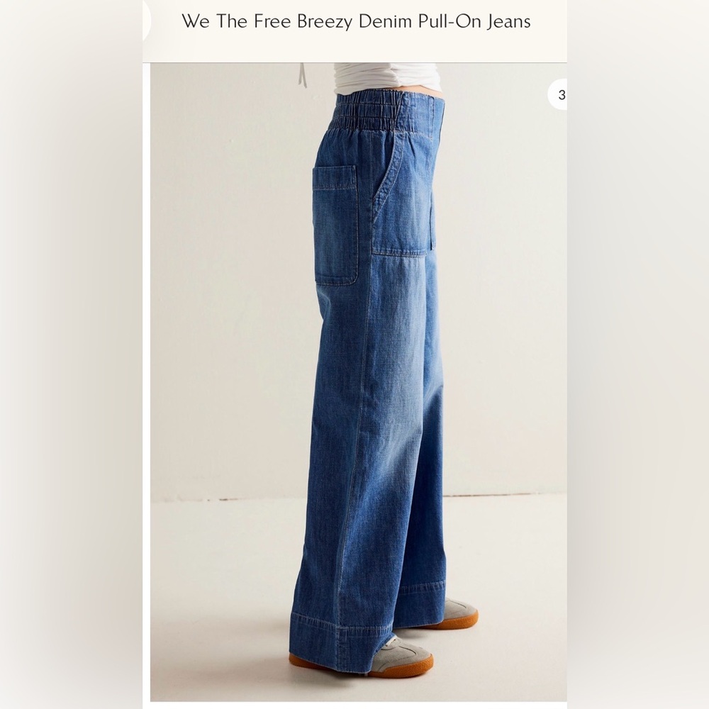 Free People We the Free pull on Jeans - Picture 2 of 3
